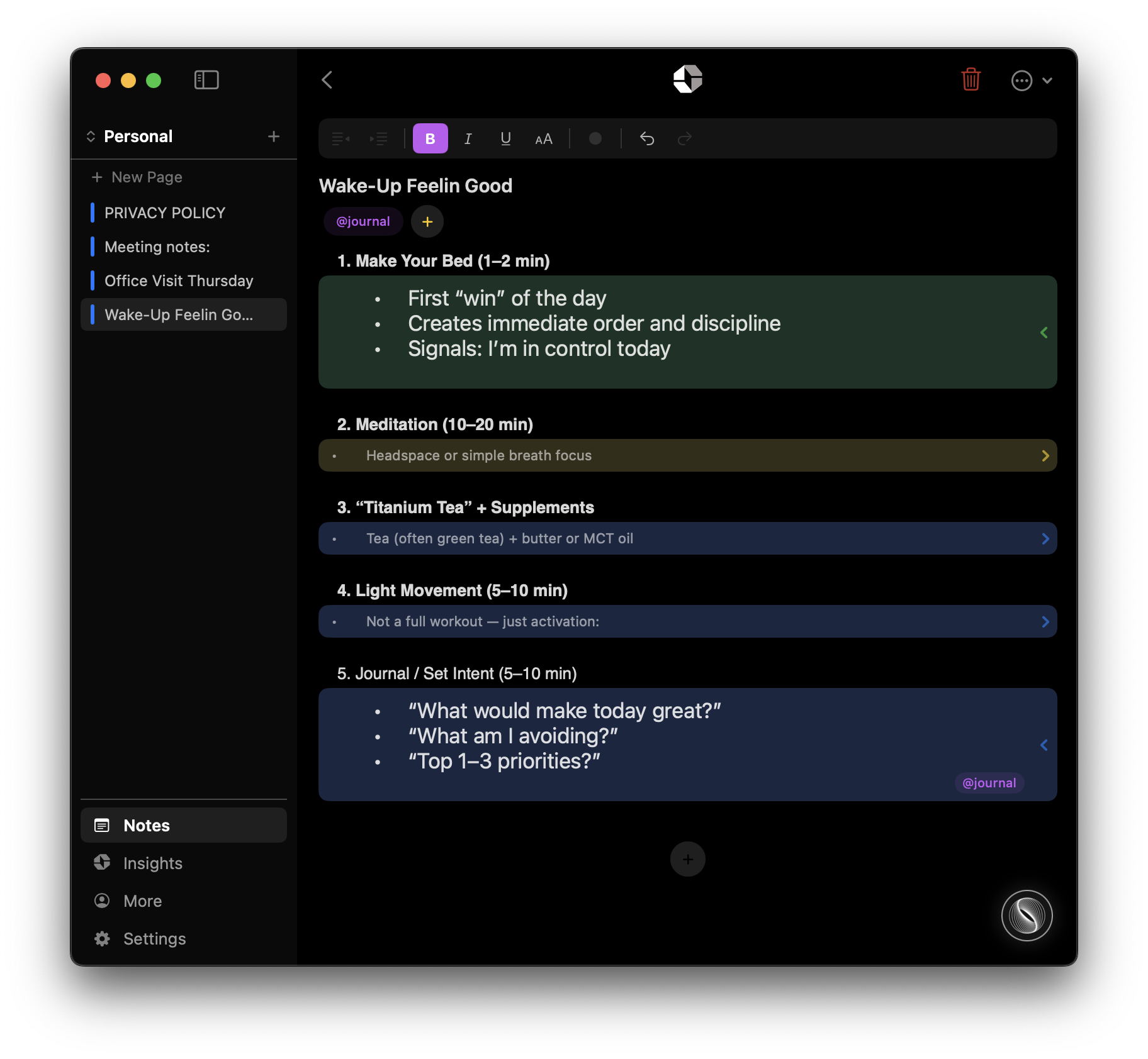 Obius nodes screenshot