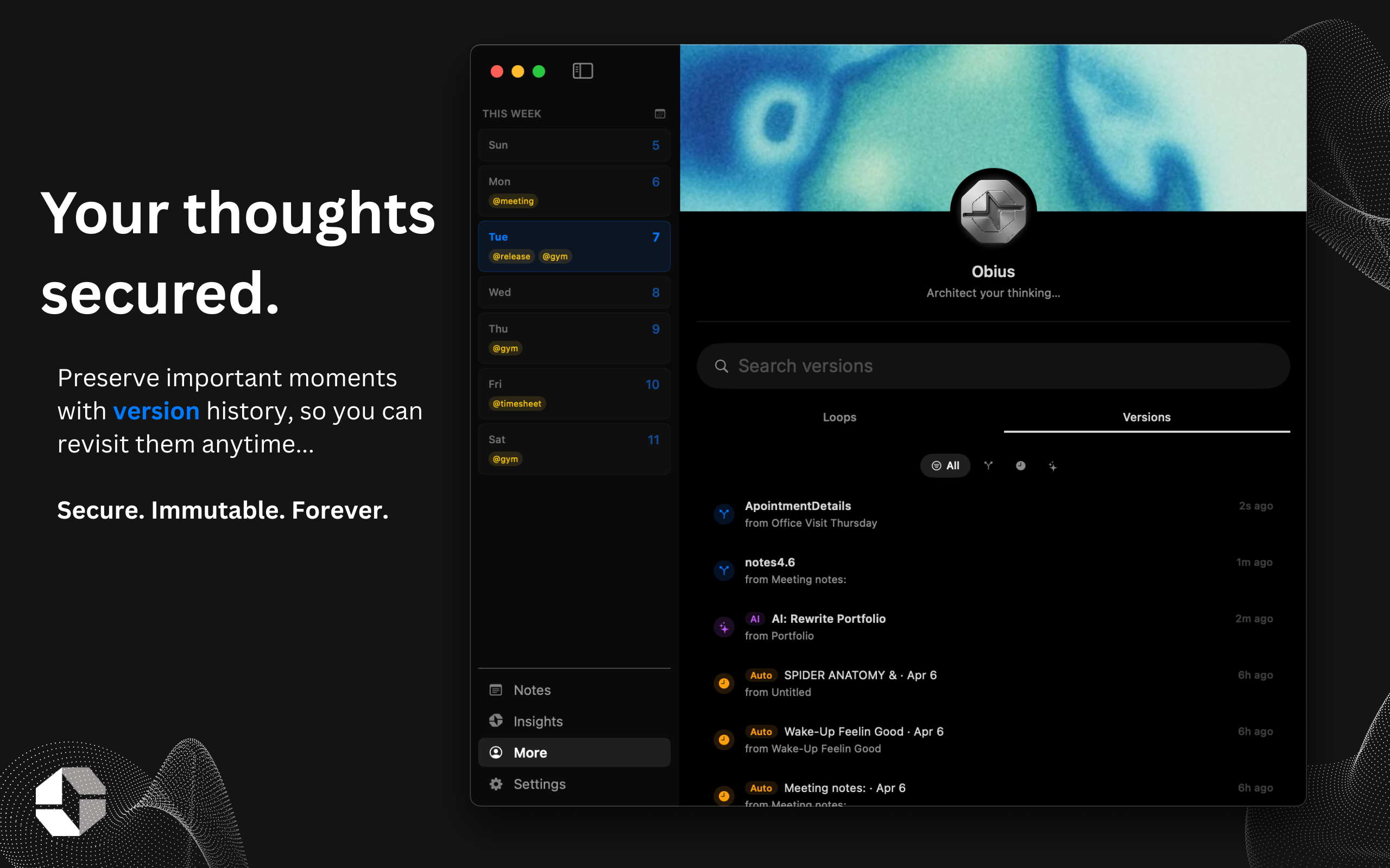 Obius macOS screenshot 6